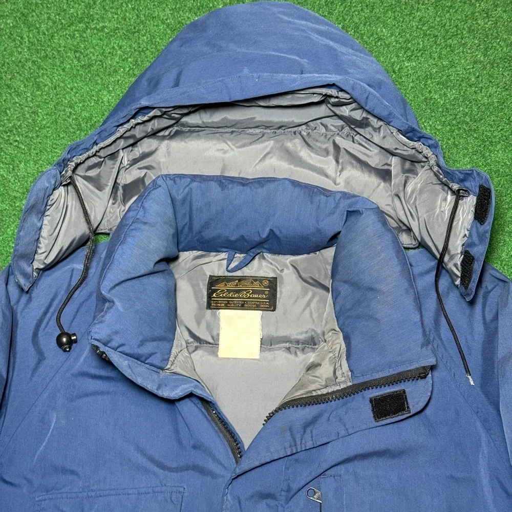 Vintage Eddie Baur Goose Down 90s Gore Tex XL 28x33 Puffer Parka Winter Jacket